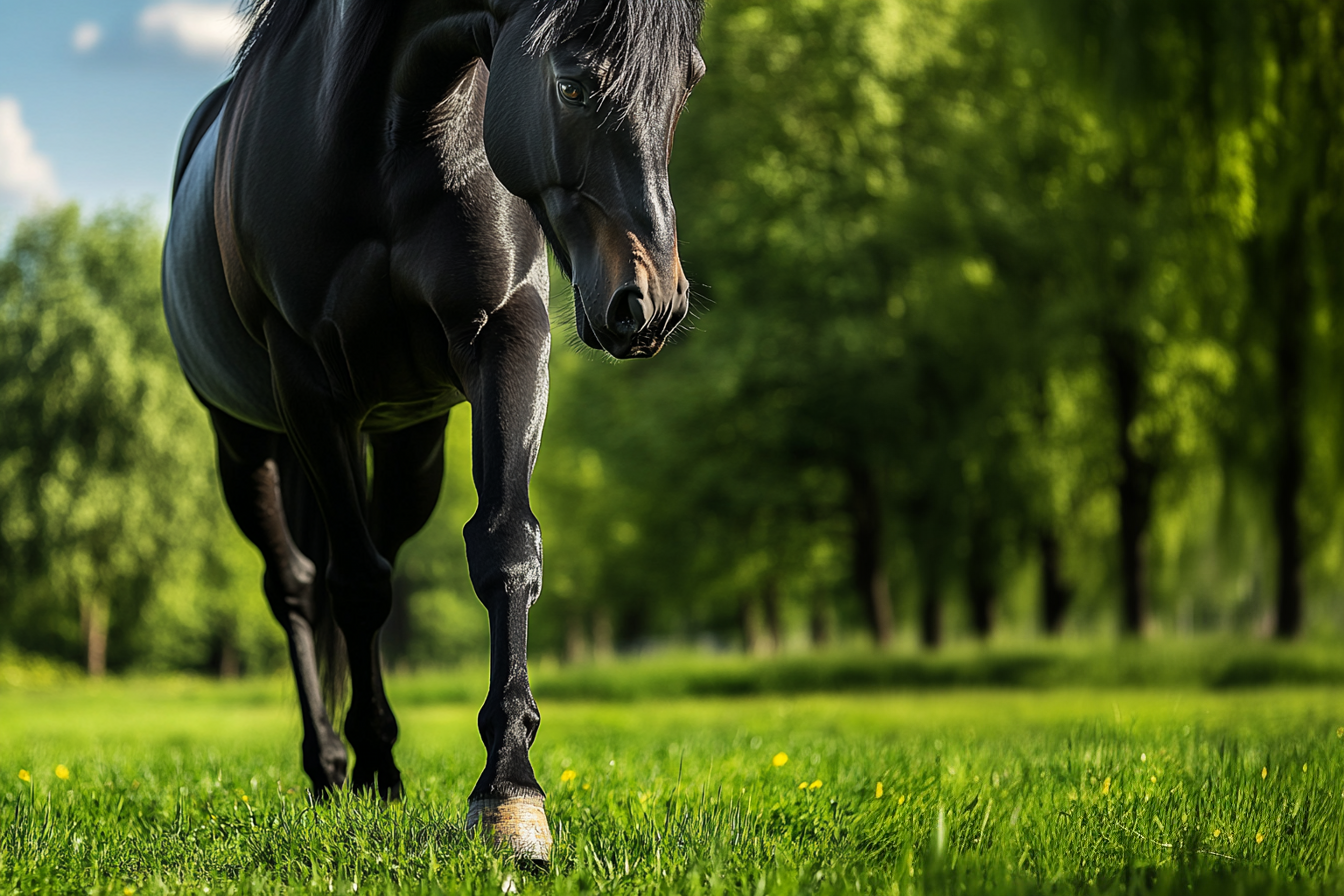 HOOF STAND FOR HORSE